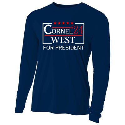 Cornel West For President 2024 Cooling Performance Long Sleeve Crew