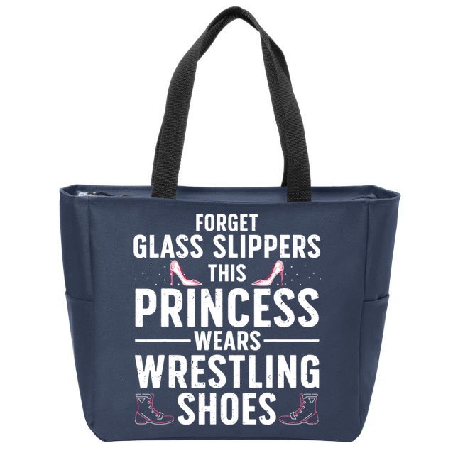 Cool Wrestling For Wo Girl Wrestler Princess Sports Zip Tote Bag