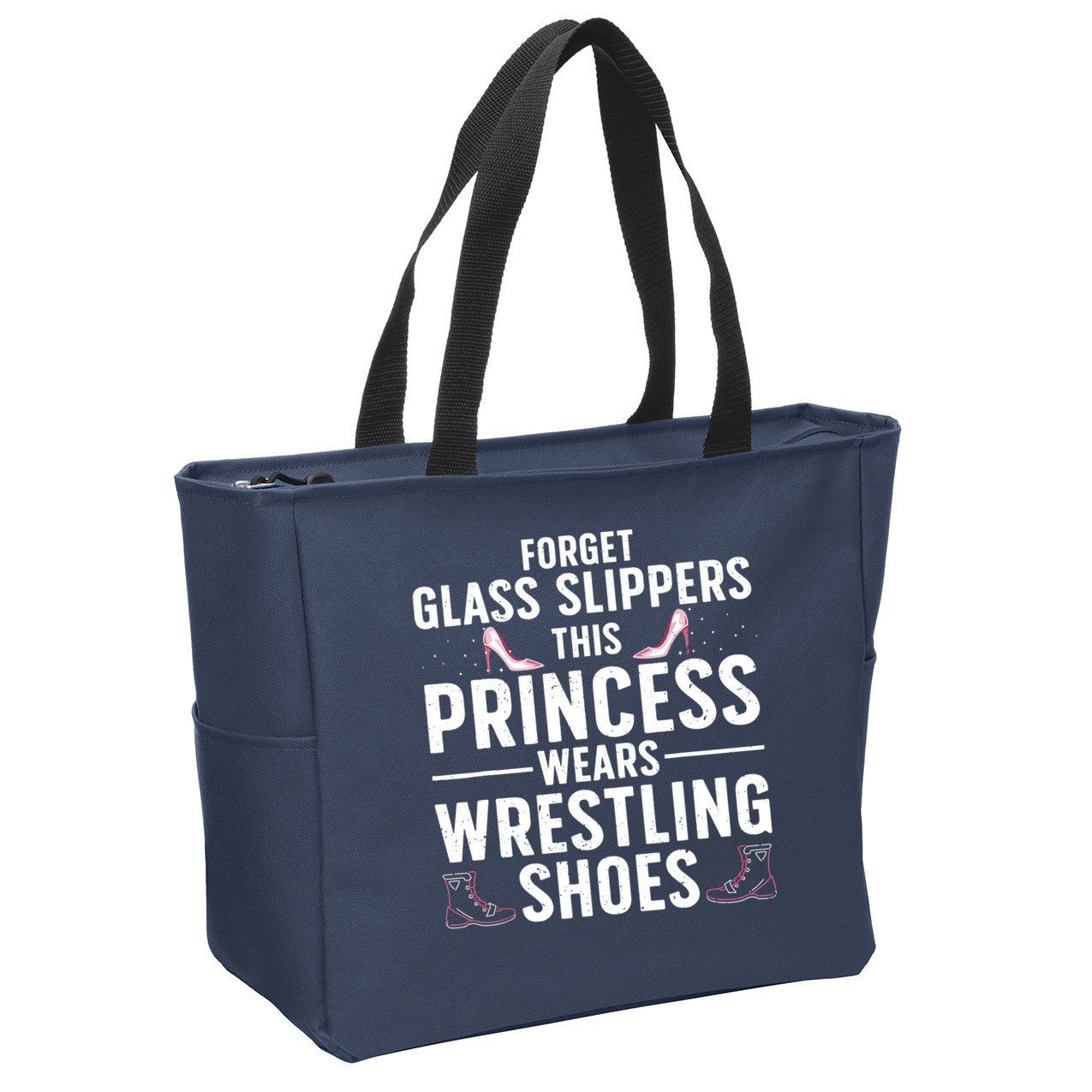 Cool Wrestling For Wo Girl Wrestler Princess Sports Zip Tote Bag