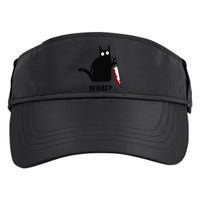 Cat What Funny Black Cat  Murderous Cat With Knife (1) Adult Drive Performance Visor