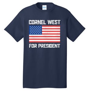 Cornel West For President 2024 Tall T-Shirt