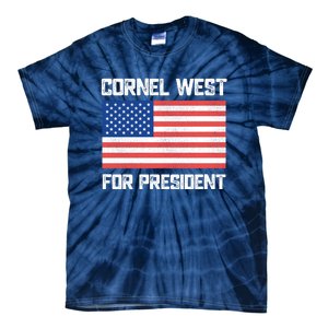 Cornel West For President 2024 Tie-Dye T-Shirt