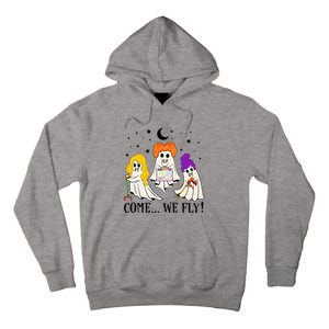 Come We Fly Funny PT SLP OT Nurse Ghost Nursing Halloween Tall Hoodie