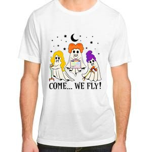 Come We Fly Funny PT SLP OT Nurse Ghost Nursing Halloween Adult ChromaSoft Performance T-Shirt