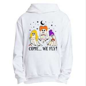 Come We Fly Funny PT SLP OT Nurse Ghost Nursing Halloween Urban Pullover Hoodie