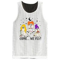 Come We Fly Funny PT SLP OT Nurse Ghost Nursing Halloween Mesh Reversible Basketball Jersey Tank