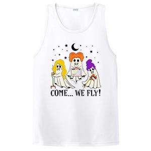 Come We Fly Funny PT SLP OT Nurse Ghost Nursing Halloween PosiCharge Competitor Tank