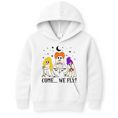 Come We Fly Funny PT SLP OT Nurse Ghost Nursing Halloween Kids Hoodie