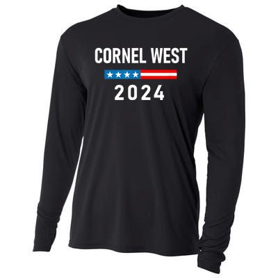 Cornel West For President Cornel West 2024 Cooling Performance Long Sleeve Crew