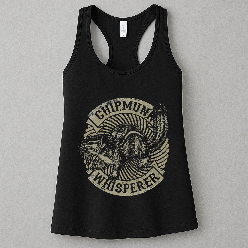 Chipmunk Whisperer Funny Love Squirrel Women Womens Tank Top