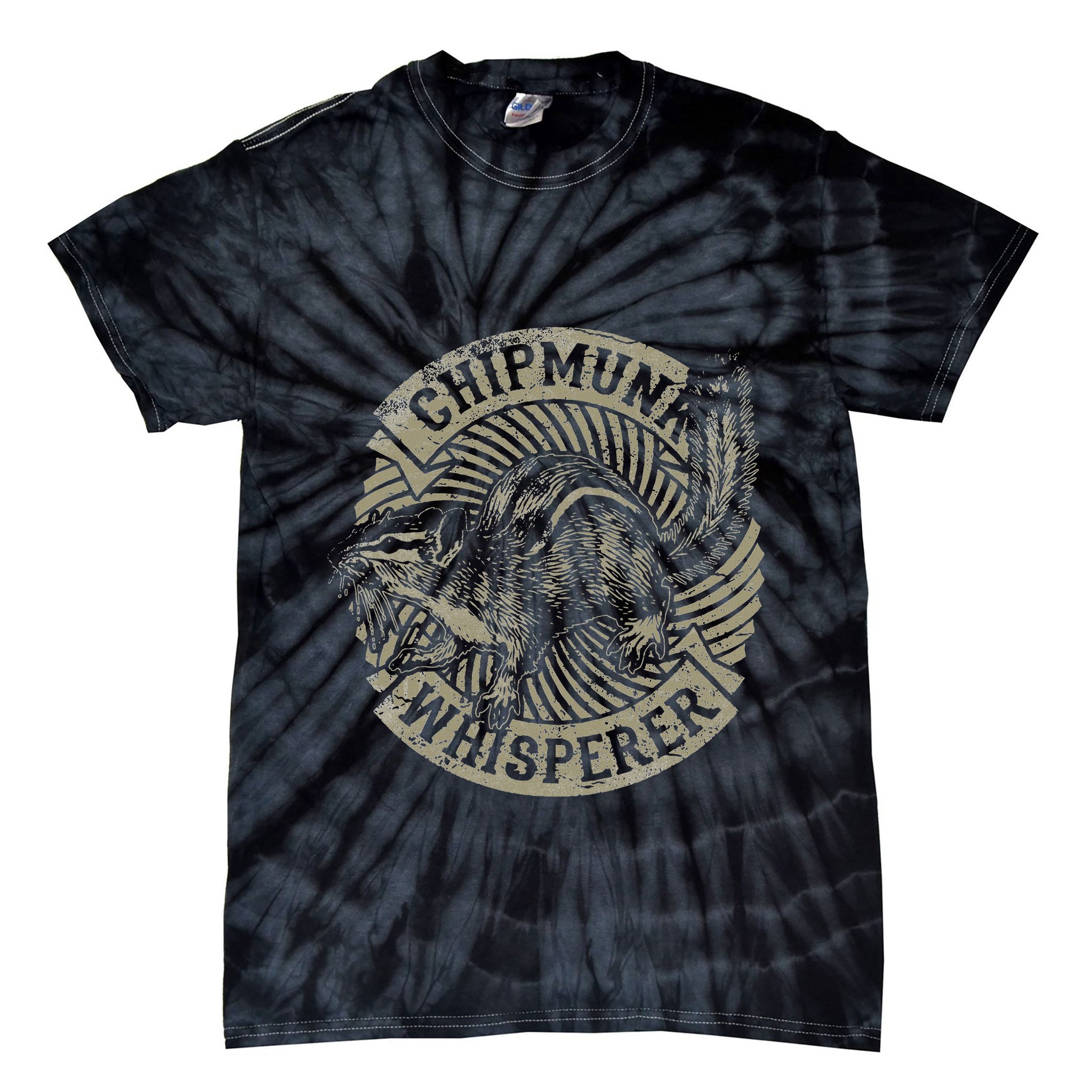 Chipmunk Whisperer Funny Love Squirrel Women Tie-Dye T-Shirt