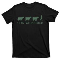 Cow Whisperer Funny Farmer Outfit For Farming Lovers T-Shirt