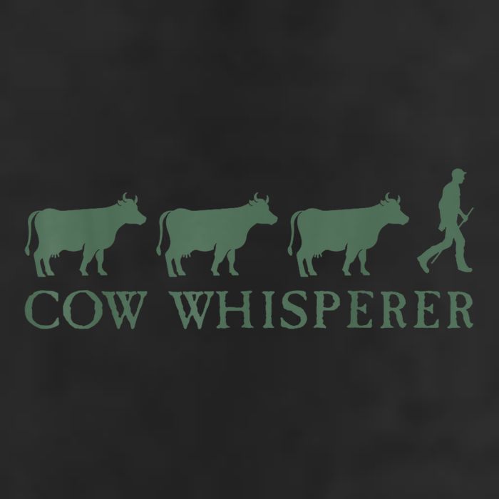 Cow Whisperer Funny Farmer Outfit For Farming Lovers Adult Drive Performance Visor