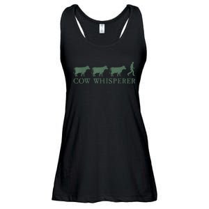 Cow Whisperer Funny Farmer Outfit For Farming Lovers Ladies Essential Flowy Tank