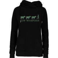 Cow Whisperer Funny Farmer Outfit For Farming Lovers Womens Funnel Neck Pullover Hood