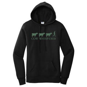 Cow Whisperer Funny Farmer Outfit For Farming Lovers Women's Pullover Hoodie