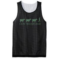 Cow Whisperer Funny Farmer Outfit For Farming Lovers Mesh Reversible Basketball Jersey Tank