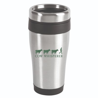 Cow Whisperer Funny Farmer Outfit For Farming Lovers 16oz Travel Tumbler