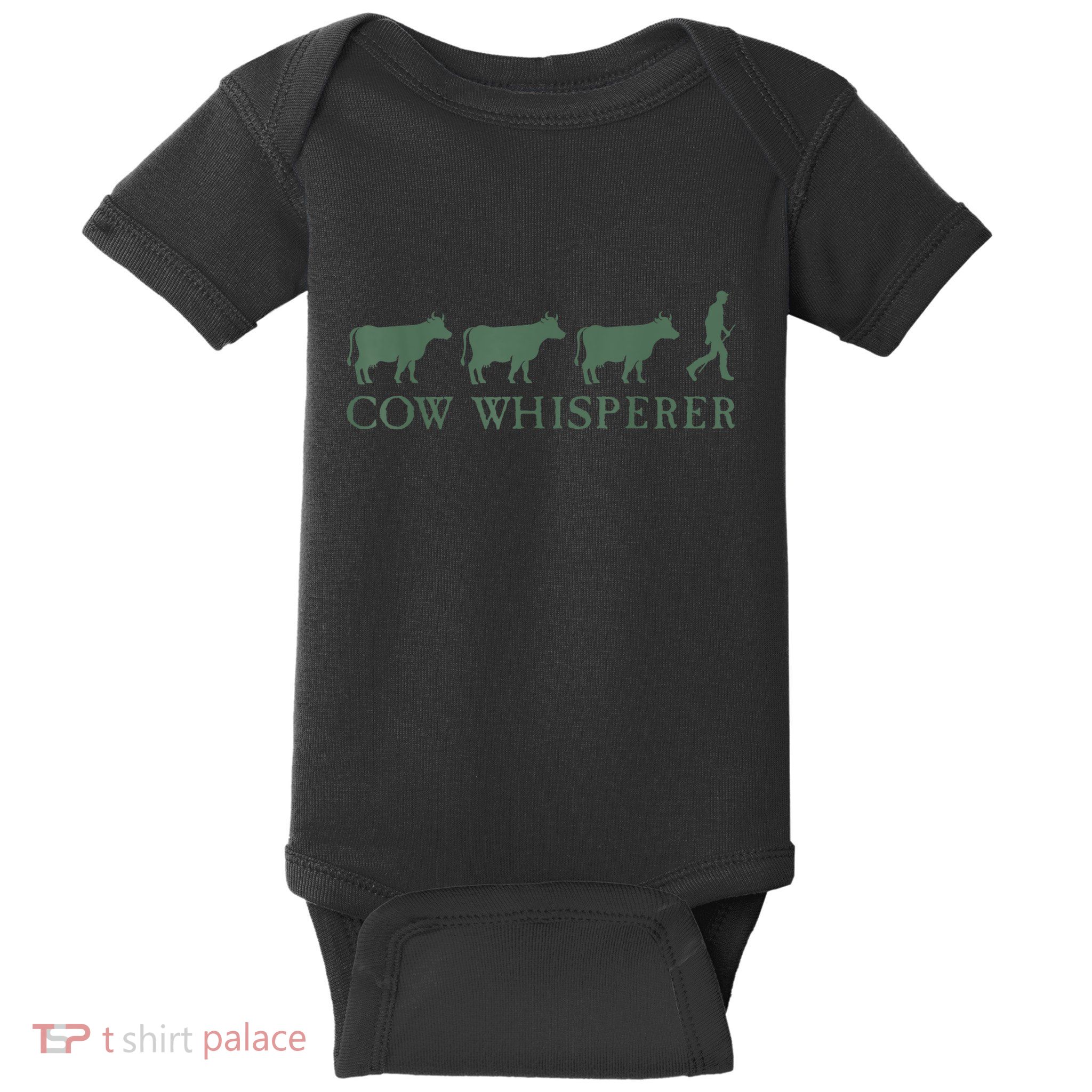 Cow Whisperer Funny Farmer Outfit For Farming Lovers Baby Bodysuit