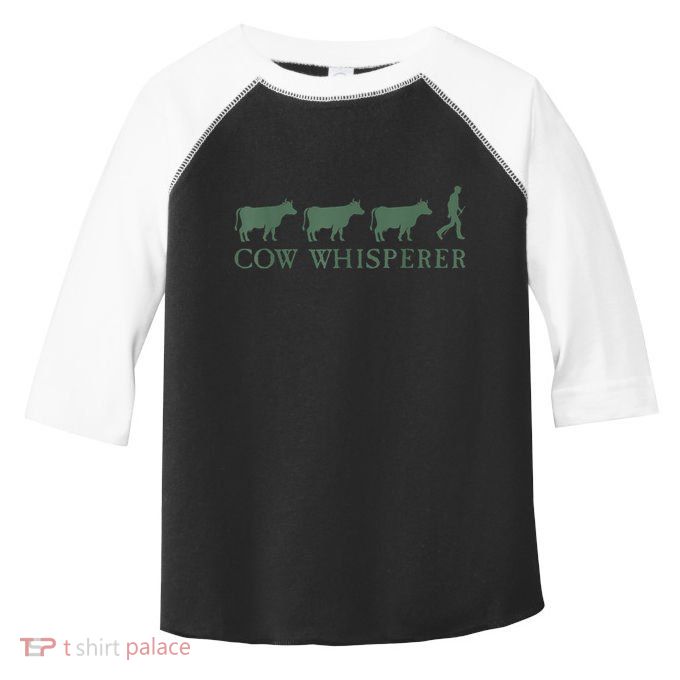 Cow Whisperer Funny Farmer Outfit For Farming Lovers Toddler Fine Jersey T-Shirt