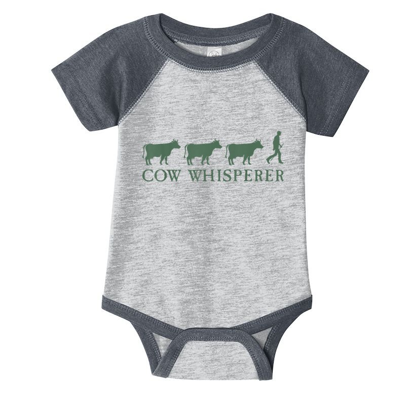 Cow Whisperer Funny Farmer Outfit For Farming Lovers Infant Baby Jersey Bodysuit