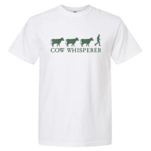 Cow Whisperer Funny Farmer Outfit For Farming Lovers Garment-Dyed Heavyweight T-Shirt