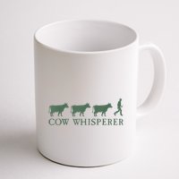 Cow Whisperer Funny Farmer Outfit For Farming Lovers Mug