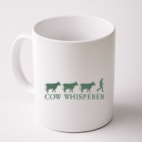 Cow Whisperer Funny Farmer Outfit For Farming Lovers Mug