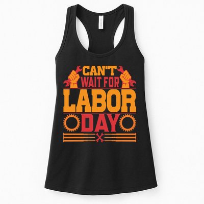 Can't Wiath For Labor Day Gift Plumber Womens Tank Top