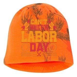 Can't Wiath For Labor Day Gift Plumber Kati - Camo Knit Beanie