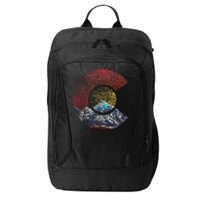 Colorado With Flag Themed Mountain City Backpack