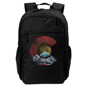 Colorado With Flag Themed Mountain Daily Commute Backpack