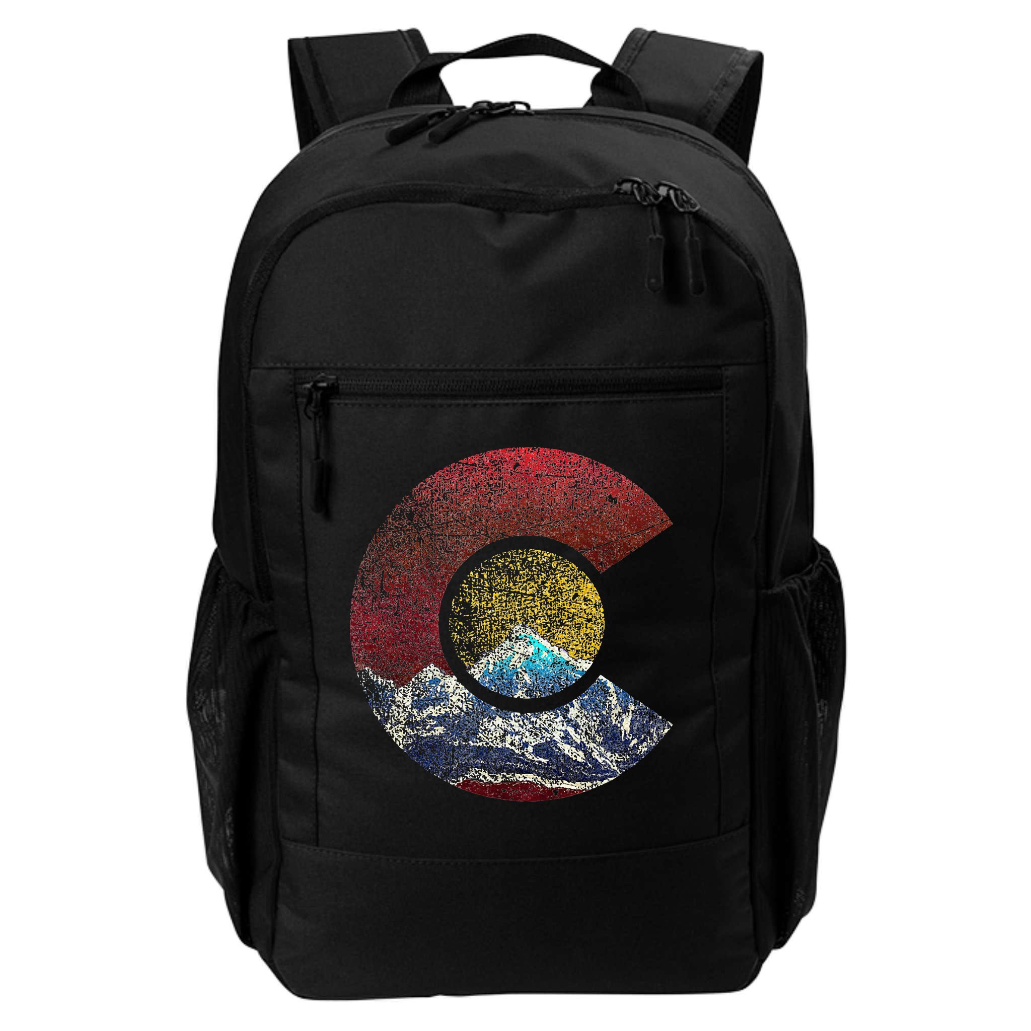 Colorado With Flag Themed Mountain Backpack