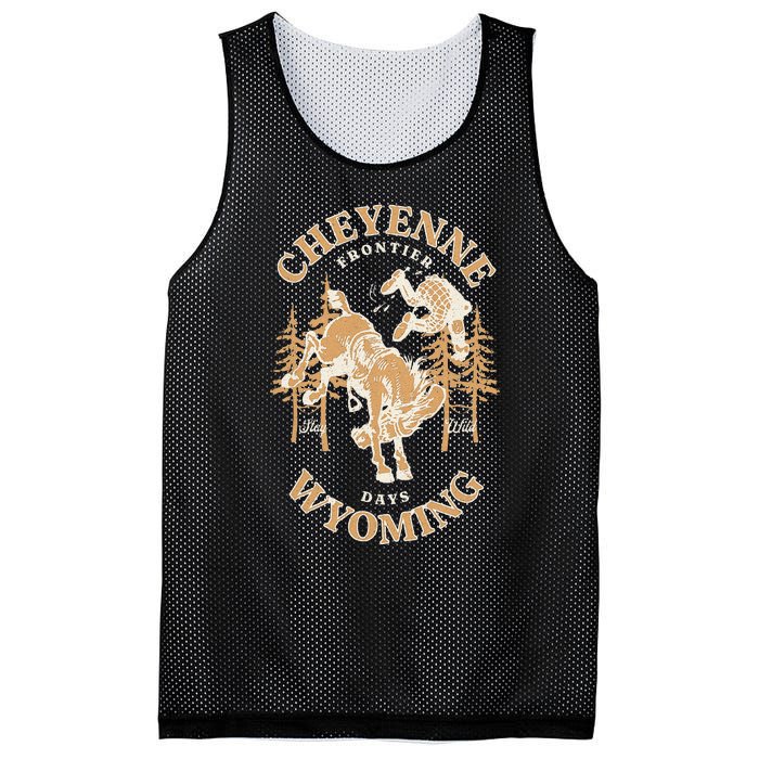 Cheyenne Wyoming Frontier Days Mesh Reversible Basketball Jersey Tank