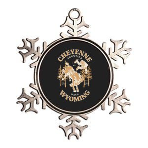 Cheyenne Wyoming Frontier Days Metallic Star Ornament