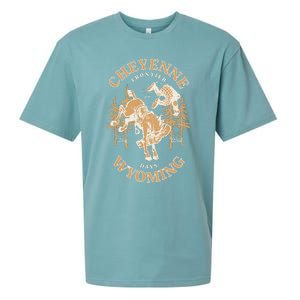 Cheyenne Wyoming Frontier Days Sueded Cloud Jersey T-Shirt