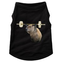 Capybara Weightlifting Funny Body Building Training Doggie Tank