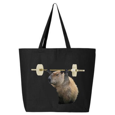 Capybara Weightlifting Funny Body Building Training 25L Jumbo Tote