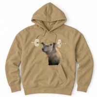 Capybara Weightlifting Funny Body Building Training Hoodie