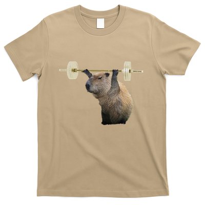 Capybara Weightlifting Funny Body Building Training T-Shirt