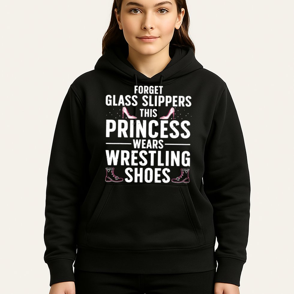 Cool Wrestling For Women Wrestler Princess Sports Hoodie