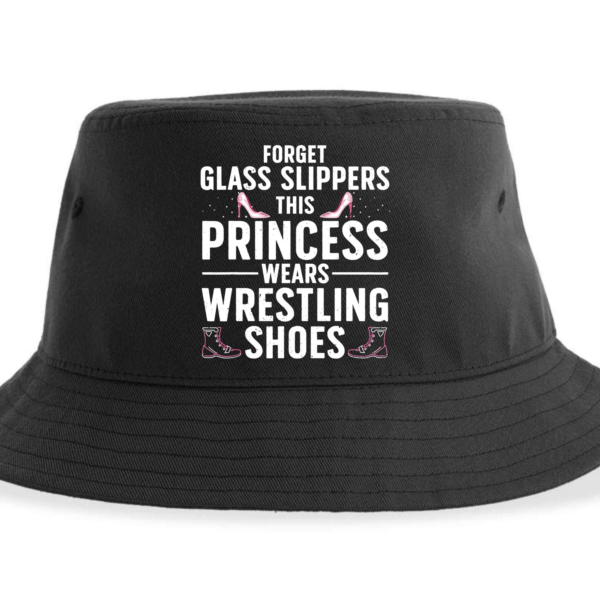 Cool Wrestling For Women Wrestler Princess Sports Sustainable Bucket Hat