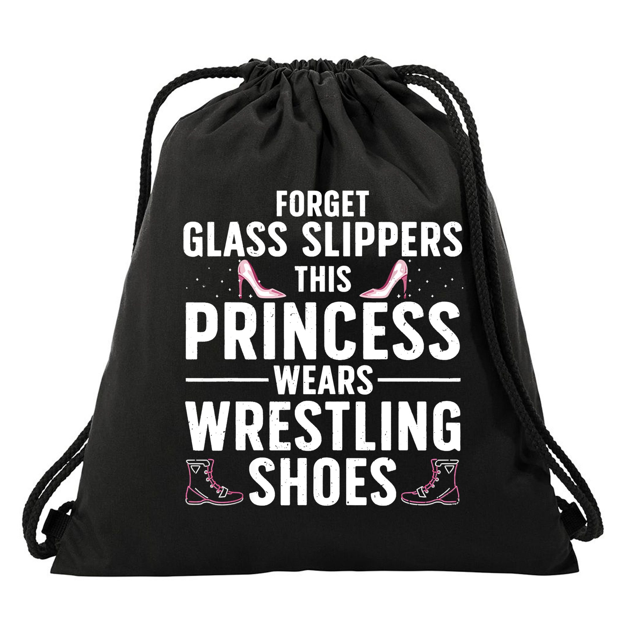Cool Wrestling For Women Wrestler Princess Sports Drawstring Bag