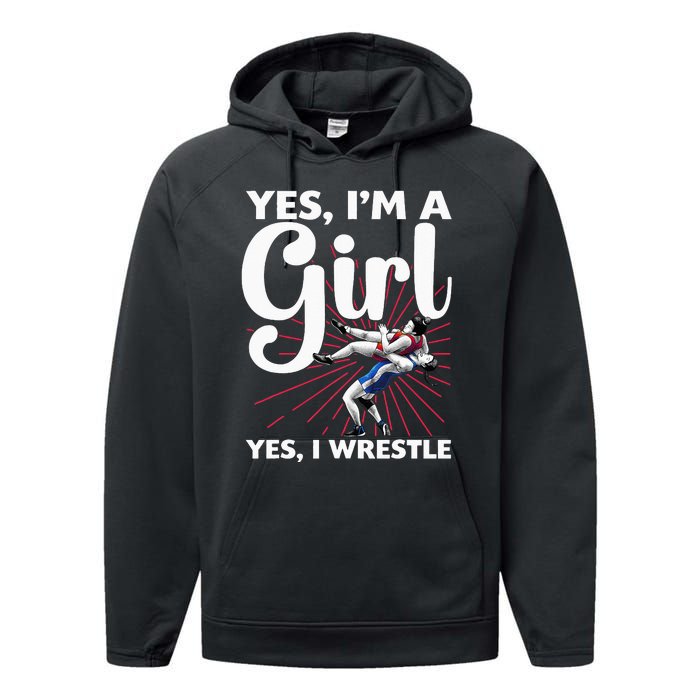 Cool Wrestling For Wrestler Athletes Coach Performance Fleece Hoodie