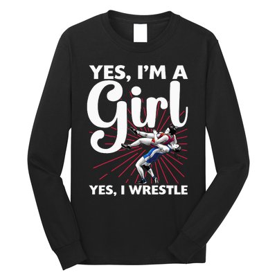 Cool Wrestling For Wrestler Athletes Coach Long Sleeve Shirt