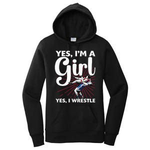 Cool Wrestling For Wrestler Athletes Coach Women's Pullover Hoodie