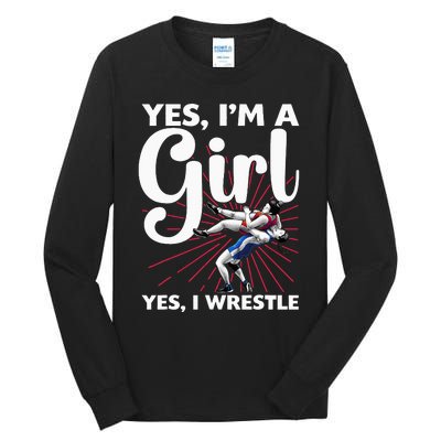 Cool Wrestling For Wrestler Athletes Coach Tall Long Sleeve T-Shirt