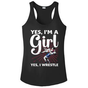 Cool Wrestling For Wrestler Athletes Coach Ladies PosiCharge Competitor Racerback Tank