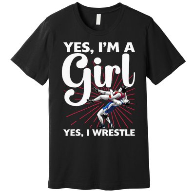 Cool Wrestling For Wrestler Athletes Coach Premium T-Shirt