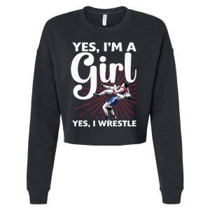 Cool Wrestling For Wrestler Athletes Coach Cropped Pullover Crew